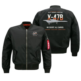 X-47B UCAS-D Carrier Wing Without a Cockpit Bomber Jacket
