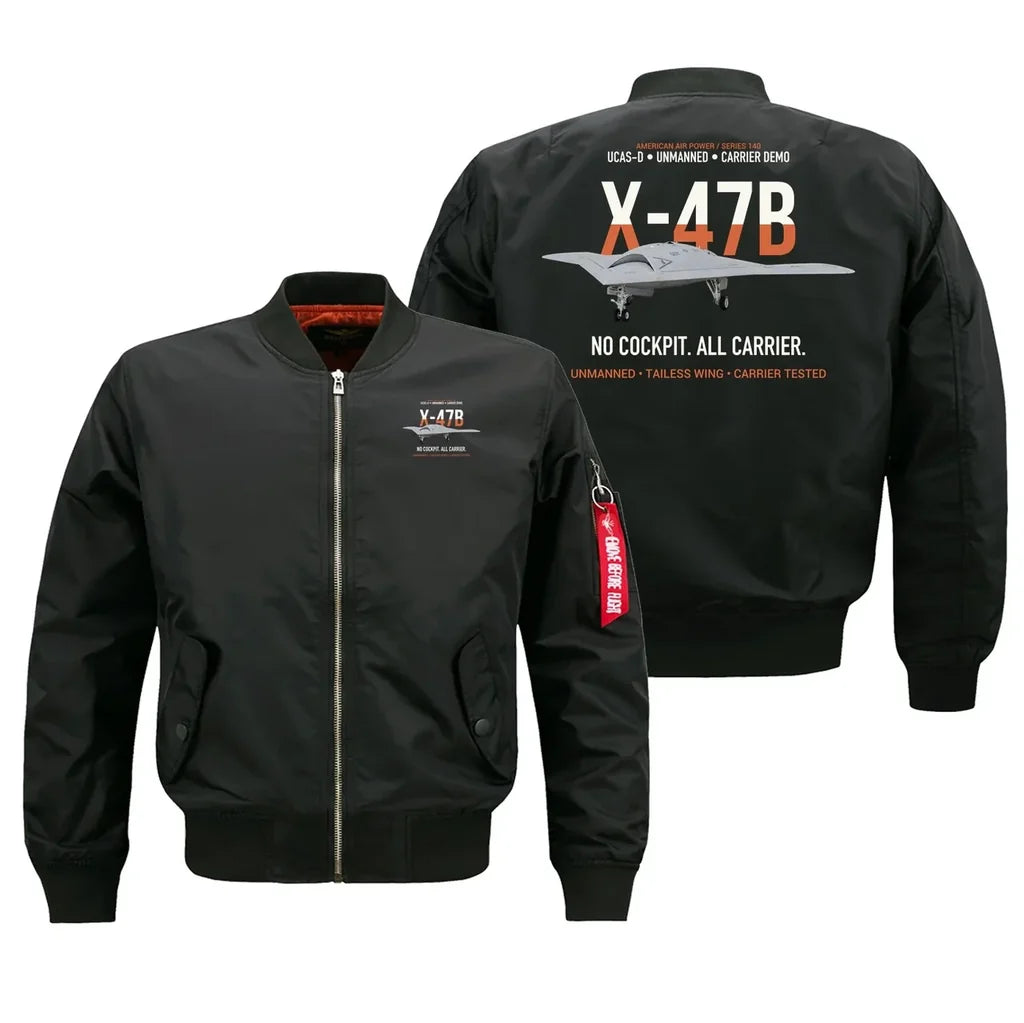 X-47B UCAS-D design on black bomber
