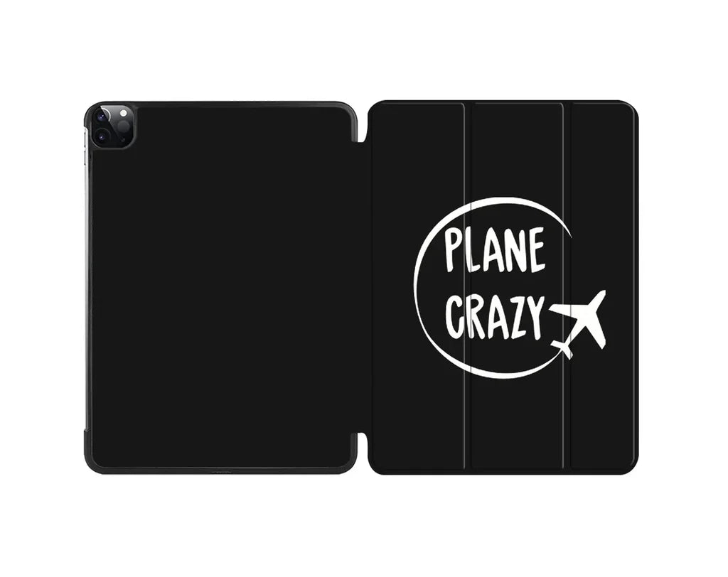 Plane Crazy aviation design on iPad case for iPad.