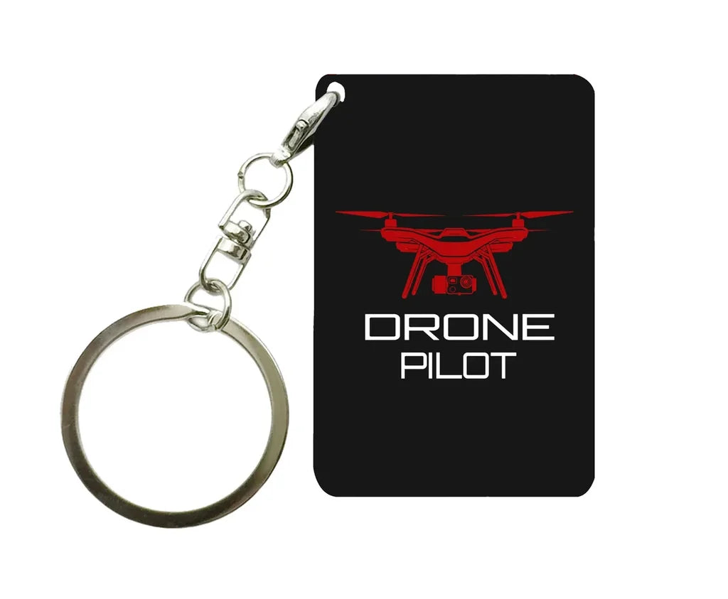 Drone Pilot aviation aviation key chain, durable metal alloy.