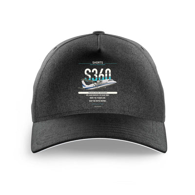 Shorts 360-300 design on black printed hat