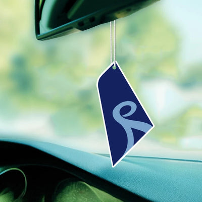 Norse Atlantic Airways Car aviation design on scented aviation-themed paper car air freshener.