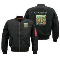 Thumbnail for CHAMBÉRY - Poster - Bomber Jacket - Black