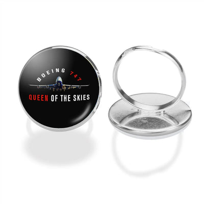 Boeing 747 Queen of the Skies aviation ring in stainless steel.