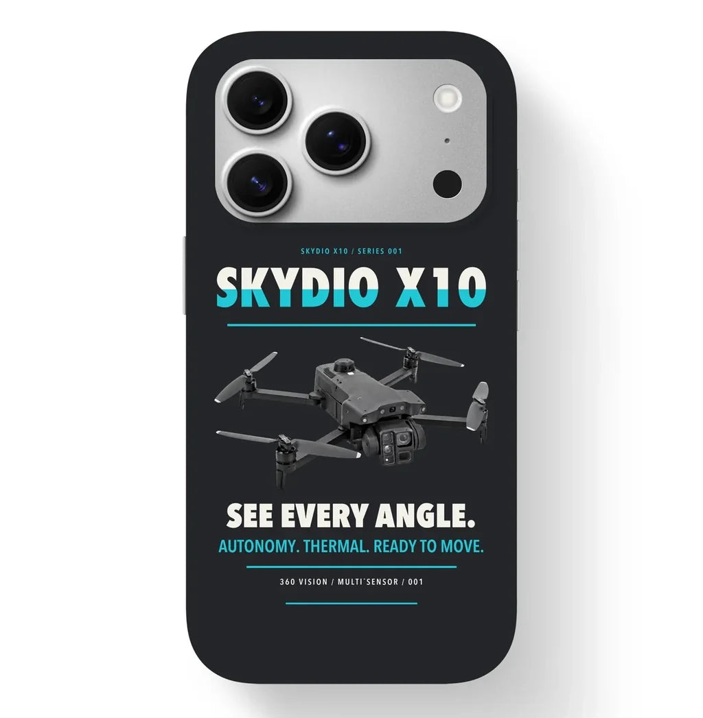 Skydio X10 Case design on black iphone case
