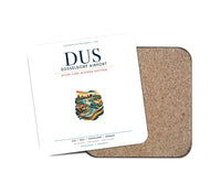 Thumbnail for Düsseldorf Airport (DUS) design on white 1 piece coaster