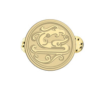 Thumbnail for Juneyao Airlines aviation hollow pin in polished alloy.