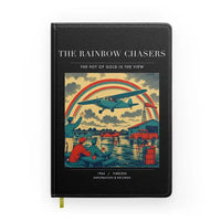 Thumbnail for VINTAGE G4432 - The Rainbow Chasers - Designed Notebooks design on black