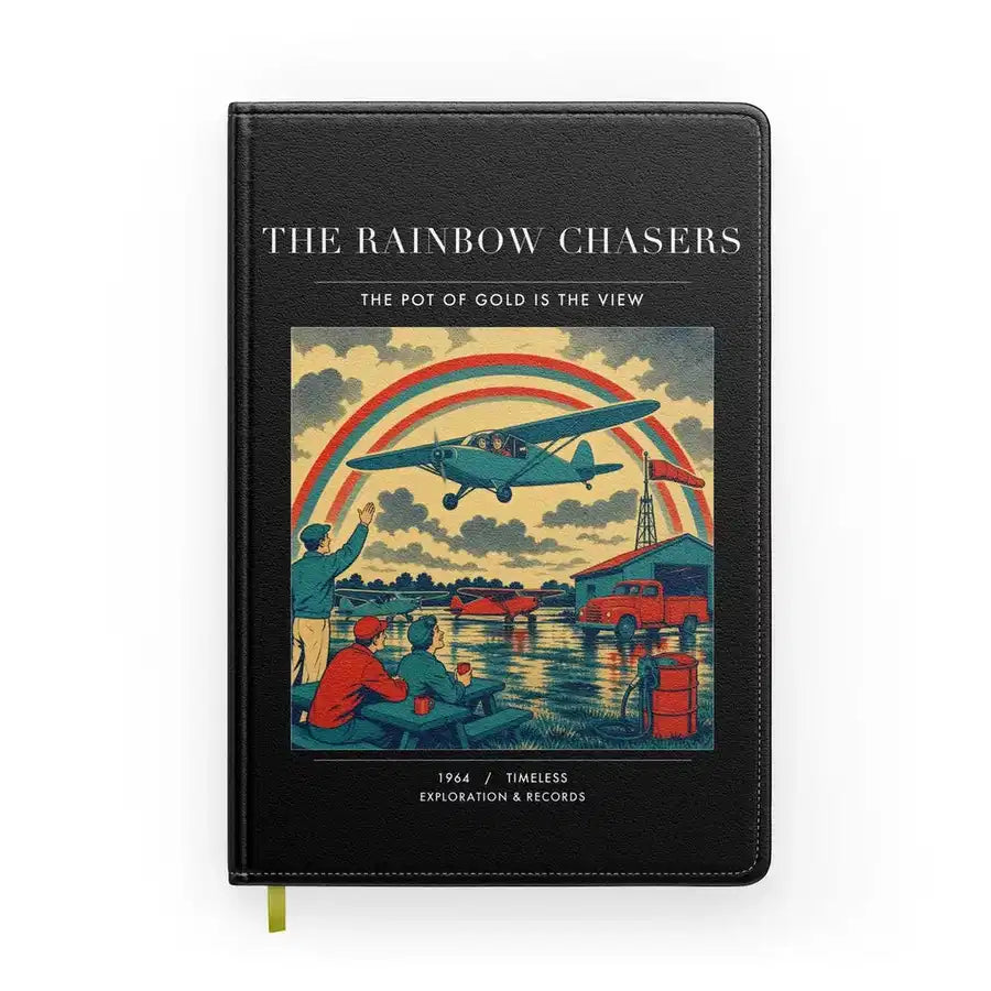 VINTAGE G4432 - The Rainbow Chasers - Designed Notebooks design on black