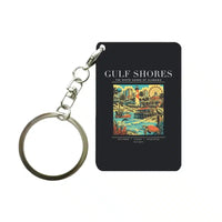Thumbnail for GULF SHORES - Poster - Key Chain - Black