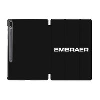 Thumbnail for Embraer & Text aviation print tablet case, fits Samsung tablet.