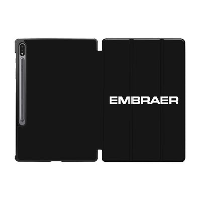 Embraer & Text aviation print tablet case, fits Samsung tablet.