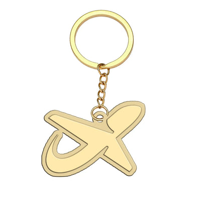 Norwegian Airlines aviation hollow key chain in polished alloy.