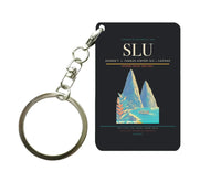 Thumbnail for George F. L. Charles Airport (SLU) design on black key chain