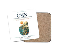 Thumbnail for Casablanca Mohammed V International Airport (CMN) design on white 1 piece coaster