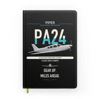Thumbnail for Piper PA-24-250 Comanche 250 design on black notebook