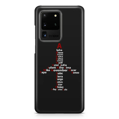 Aviation Alphabet Samsung Case