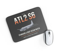 Thumbnail for Atlantique 2 Standard 6 design on black rectangle mouse pad