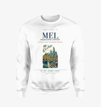 Thumbnail for Melbourne Airport (MEL) design on white sweatshirt