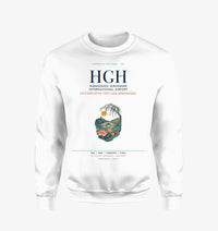 Thumbnail for Hangzhou Xiaoshan International Airport (HGH) design on white sweatshirt