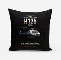 Thumbnail for Airbus H125 design on black pillow