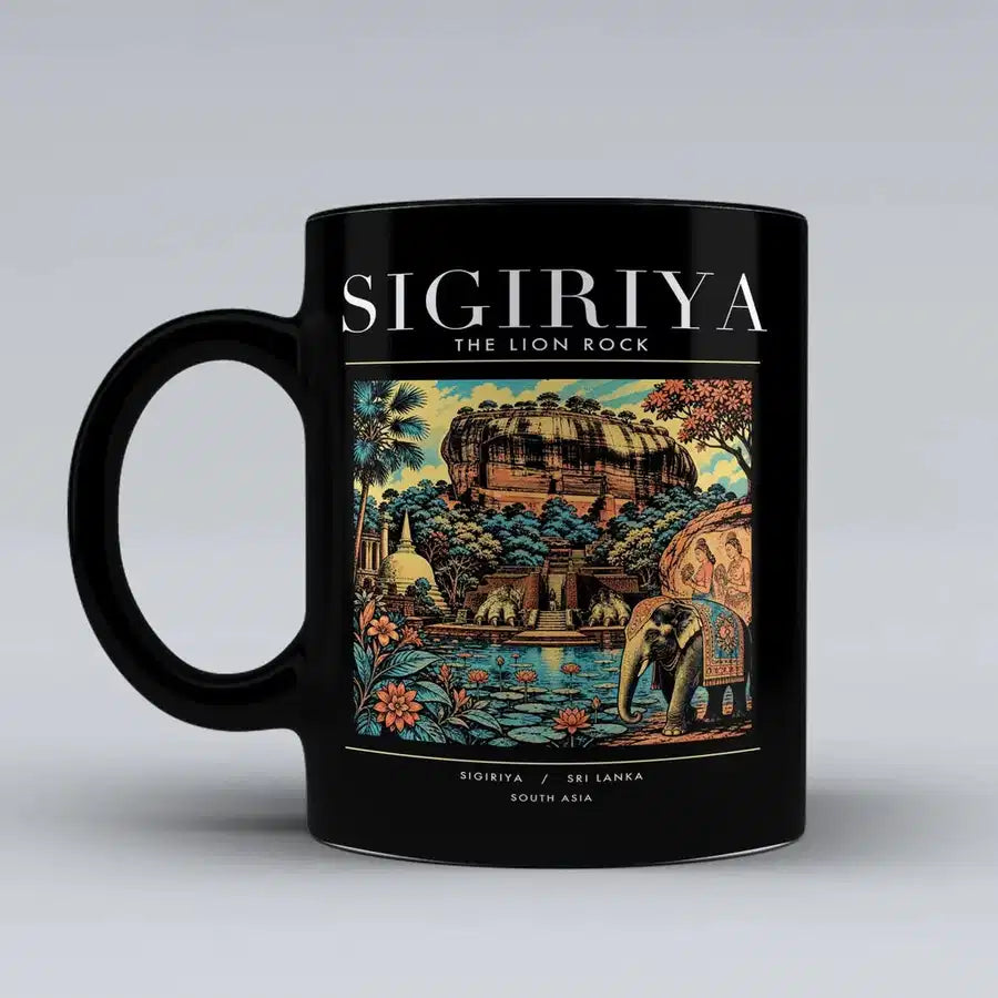 SIGIRIYA - Poster - Mug - Black