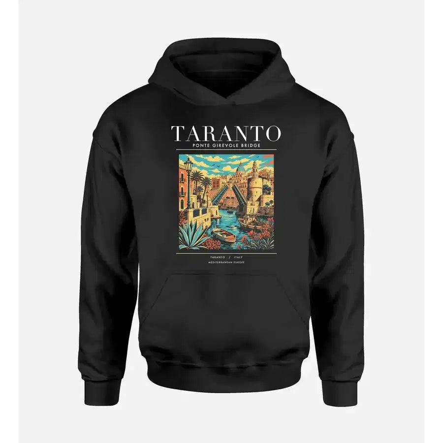 TARANTO - Poster - Premium Hoodie - Black