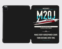 Thumbnail for Mooney M20J 201 design on black ipad tablet case