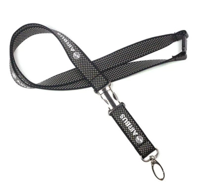 Best-Selling Genuine Airbus lanyard and ID holder, Single Buckle