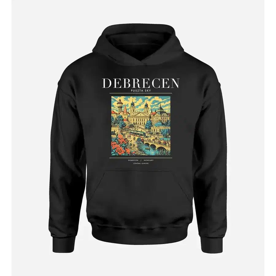 DEBRECEN - Poster - Premium Hoodie - Black