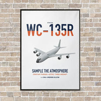 Thumbnail for WC-135R Constant Phoenix vertical canvas print - framed - white background