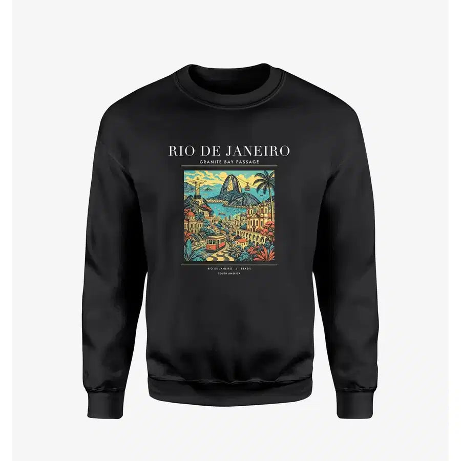 RIO DE JANEIRO - Poster - Sweatshirt - Black