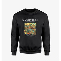 Thumbnail for NASHVILLE - Poster - Sweatshirt - Black