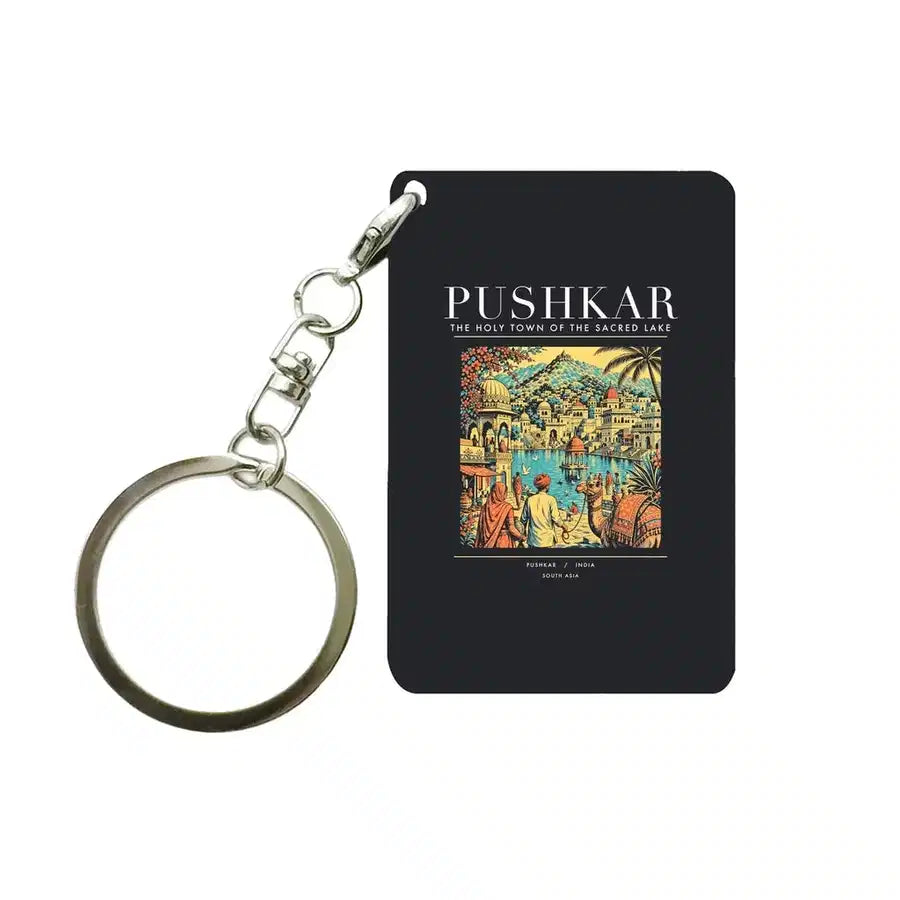 PUSHKAR - Poster - Key Chain - Black
