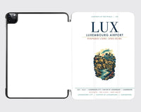 Thumbnail for Luxembourg Airport (LUX) design on white ipad tablet case