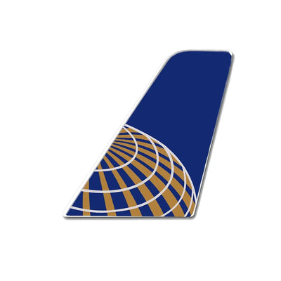 Continental Airlines aviation design tail sticker in weather-resistant vinyl.
