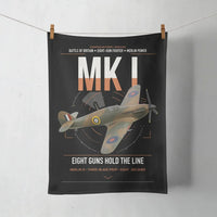 Thumbnail for Hawker Hurricane Mk I design on black towel