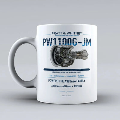 Mug design on white pw1100g jm
