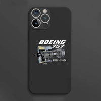 Thumbnail for Boeing 757 & Rolls Royce Engine (RB211) aviation design on soft silicone iPhone case for iPhone.