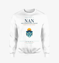 Thumbnail for Nadi International Airport (NAN) design on white sweatshirt