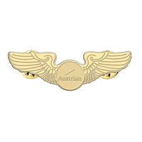 Thumbnail for Azerbaijan Airlines aviation hollow pin in polished alloy.