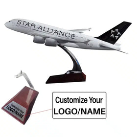 Star Alliance Airbus A380 Airplane Model (Handmade 45CM)