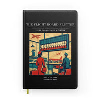 Thumbnail for VINTAGE G4302 - The Flight Board Flutter - Designed Notebooks design on black