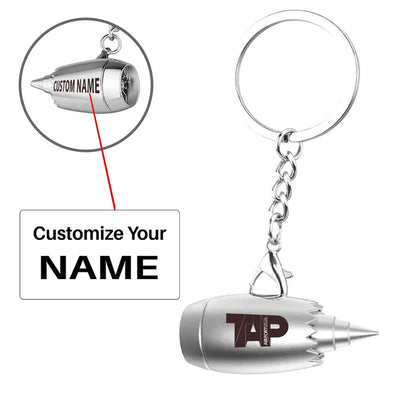 Customisable TAP Portugal Airlines Jet Engine Key Chain