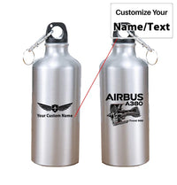 Thumbnail for Airbus A380 & Trent 900 Engine aviation design on thermos, vacuum-insulated.