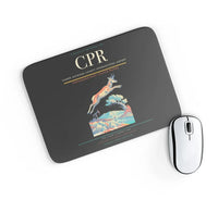 Thumbnail for Casper–Natrona County International Airport (CPR) design on black rectangle mouse pad