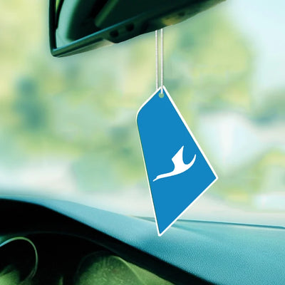 Xiamen Airlines Car aviation design on scented aviation-themed paper car air freshener.