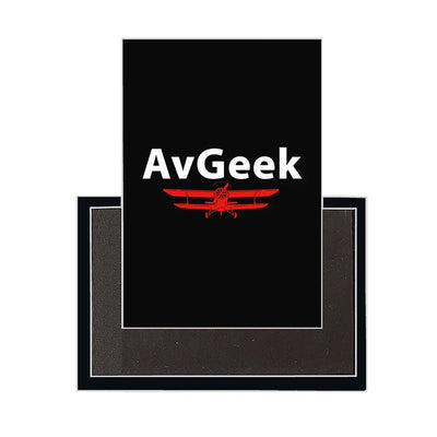 Avgeek aviation design magnet in strong neodymium core.