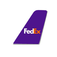 Thumbnail for FedEx aviation design tail sticker in weather-resistant vinyl.