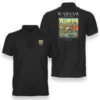Thumbnail for WARSAW - Poster - Double-Side Polo - Black
